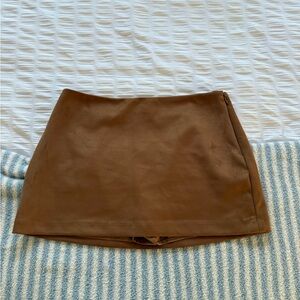 Abercrombie & Fitch Suede Mini Skirt